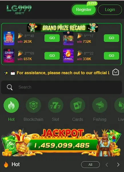 LG999 Game App