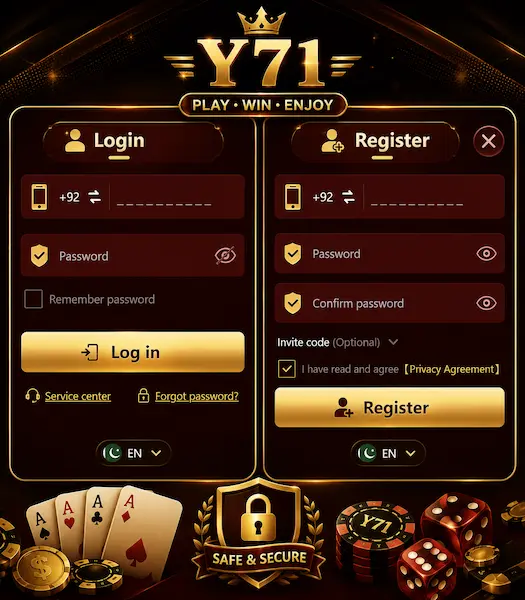 Y71 Game Login